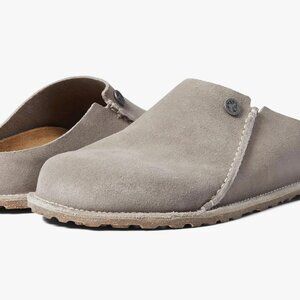 NWOB Birkenstock Suede Zermatt 365, Sz 38 (US8), Stone Coin Gray